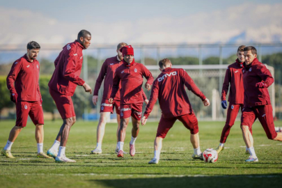 Trabzonspor, Fenerbahçe maçı hazırlıklarını sürdürdü