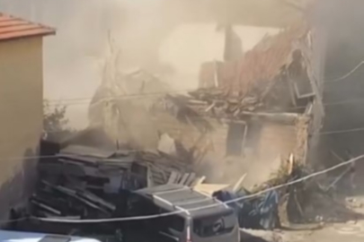 Gemlik'te metrik bina çöktü