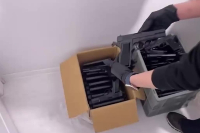 Kaçak silah atölyesine baskın: Adresten cephanelik çıktı