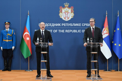 Azerbaycan Cumhurbaşkanı Aliyev Sırbistan’da