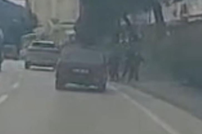 Bursa'da çocukların üzerine araç sürdü