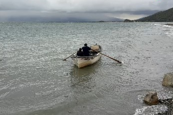 İznik Gölü'nde balıkçıların ağına küp takıldı
