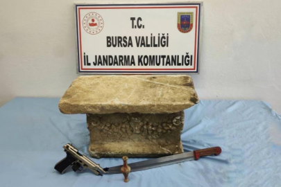 Bursa'da tarihi eser kaçakçılığına jandarma engeli