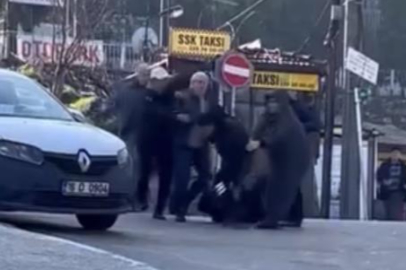 Bursa trafiğinde tekme tokat yol verme kavgası