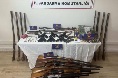 Ev değil, adeta cephanelik