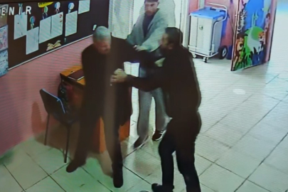 Okul müdürlerine saldırı görüntüleri ortaya çıktı