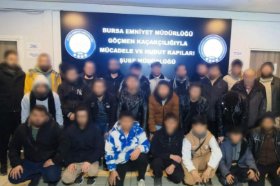 Bursa’da göçmen kaçakçılığına darbe