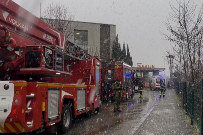 Bursa'da hastane yemekhanesinde yangın paniği