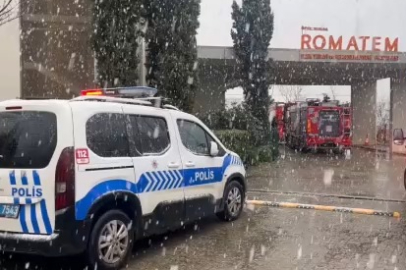 Bursa'da hastane yemekhanesinde yangın paniği