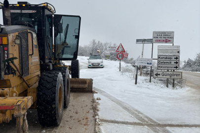 Nilüfer’de kar mesaisi