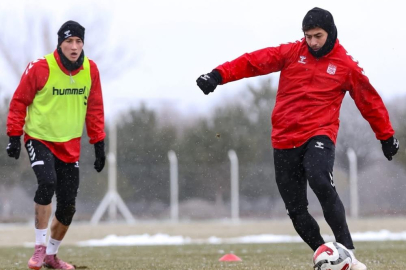 Sivasspor, Serikspor maçı hazırlıklarını sürdürdü