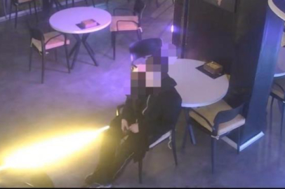 Hırsızlık için girdiği kafede ısındı, yemek yedi