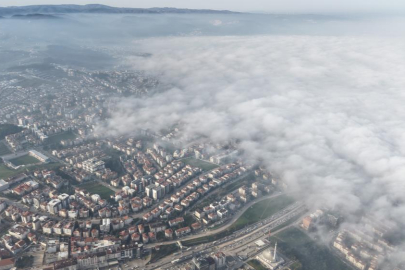 Sis Bursa'nın yarısını yuttu