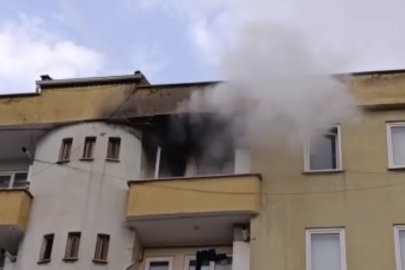 Bursa'da ocakta unutulan yemek yangına neden oldu