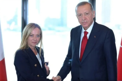 Cumhurbaşkanı Erdoğan, Meloni ile görüştü