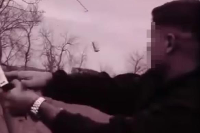 Bursa’da maganda dehşeti kamerada