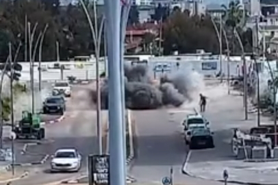 İran'ın İsrail'in merkezine saldırı anı görüntülendi