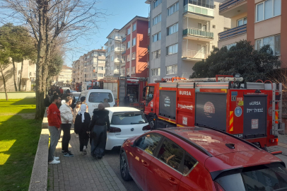 Bursa'da yangın paniği