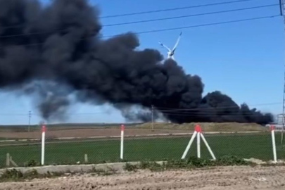 Geri dönüşüm tesisinde yangın