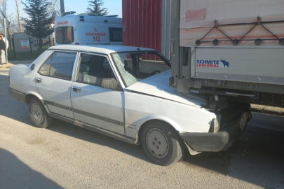 Bursa'da park halindeki TIR'ın altına girdi: 1 yaralı