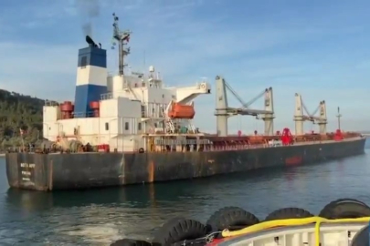 Karaya oturan gemi için kurtarma çalışması başladı