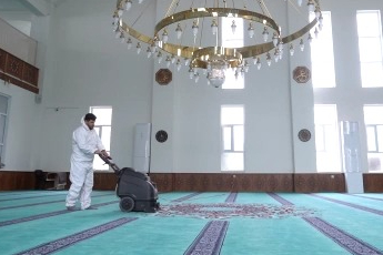 Kestel’de camiler Ramazan Bayramı’na hazırlanıyor
