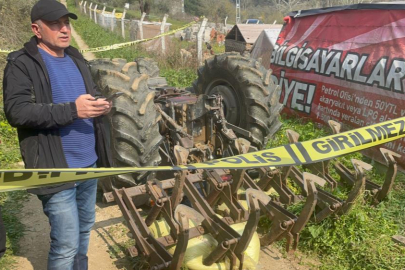 Bursa'da devrilen traktörün altında kaldı: 1 ölü