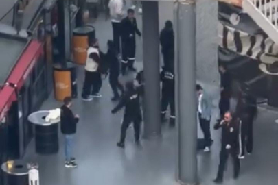 AVM'de iki grup arasında kavga