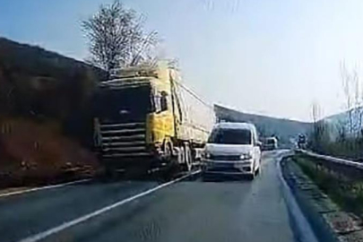 Bursa'da facia teğet geçti