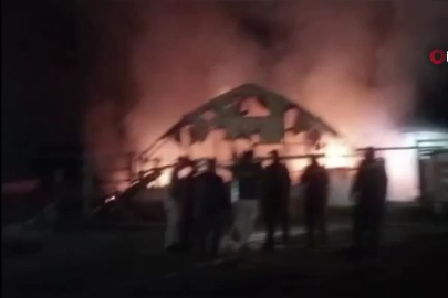 Bursa'da çiftlikte yangın