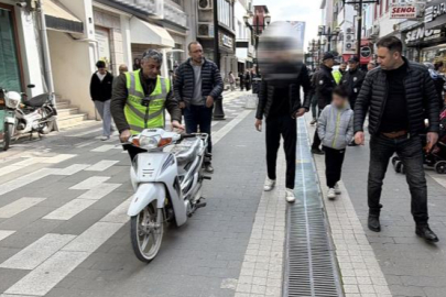 50 bin TL'lik motosikleti ile 146 bin TL'lik ceza