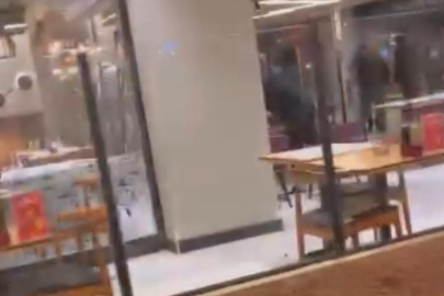 Bursa'da restoran savaş alanına döndü