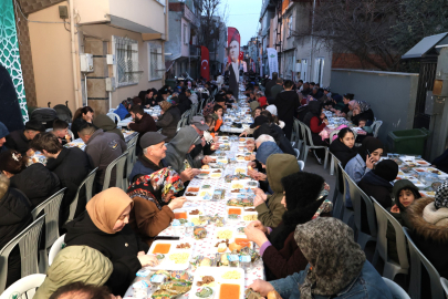 Osmangazi’de iftar sofrası dolup taştı