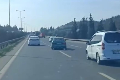 Otoyolda makas atınca 90 bin lira ceza yedi