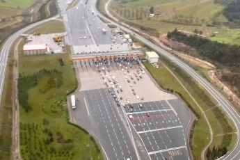 Bursa'da bayram trafiğine helikopterli denetim