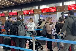 Bayramın son gününde İstanbul Havalimanı'nda yoğunluk yaşandı