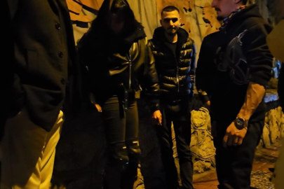 Bursa'da su birikintisine giren motosikletli yere kapaklandı