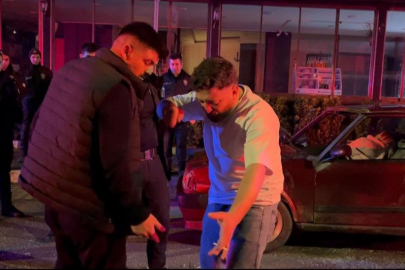 Bursa'da alkollü şahıs kendi aracını parçaladı
