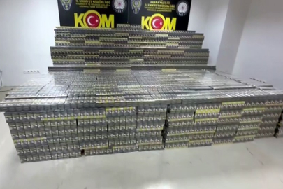 50 bin paket kaçak sigara yakalattı, 'Toplu satın aldım' dedi