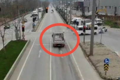 Bursa'da kırmızı ışık ihlalleri dron ile tespit edildi