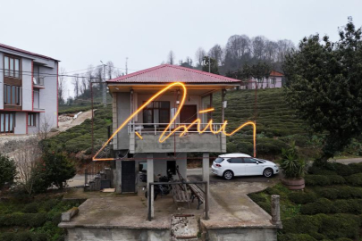 Cumhurbaşkanı Erdoğan’a baba ocağında led imza sürprizi