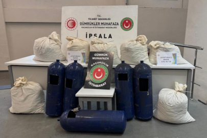 LPG tanklarından 35 kilo uyuşturucu çıktı