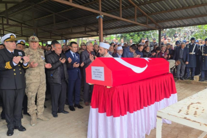 Kalp krizi geçiren asker son yolculuğuna uğurlandı