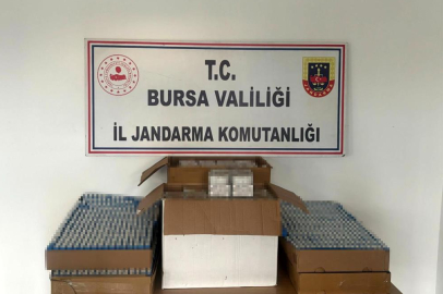 Bursa'da kaçak sigara operasyonu