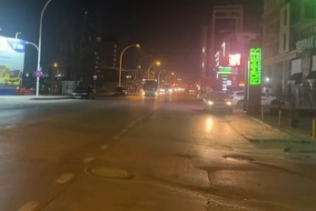 Bursa'da otobüsçüler konvoyla eylem yaptı