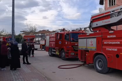 Bursa'da yangın paniği