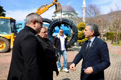 Hamidiye’de zeytinliklere modern sulama hattı