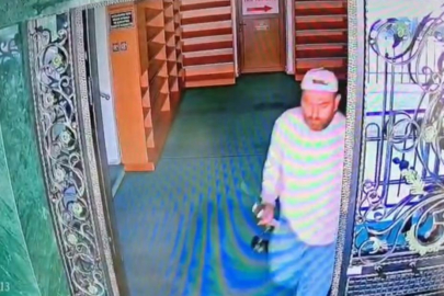 Oltalı hırsız camiden mikrofon çaldı