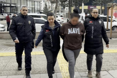 Polise tokat atan kadın adliyede