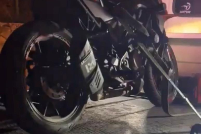 Abartı egzozlu motosiklet sürücüsüne 454 bin lira ceza